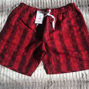 Mens shorts snakeskin